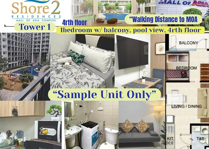 Moa Pasay Staycation Near In Airport *